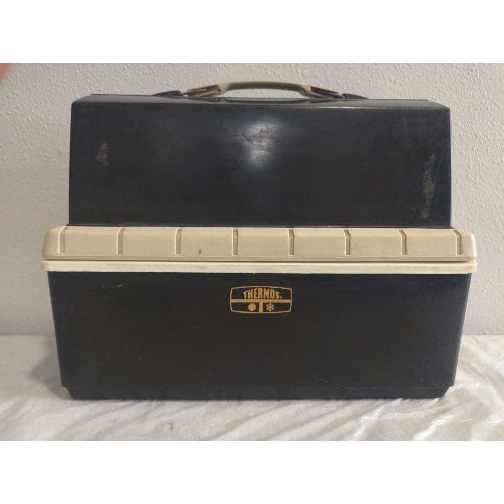 Vintage King Seeley Thermos Plastic Insulated Lunch box & Cooler Block